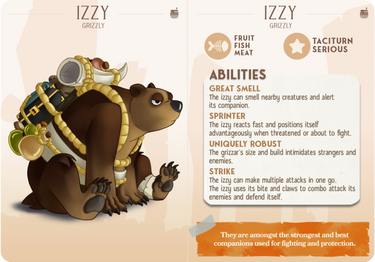 Izzy the Grizzly Bear